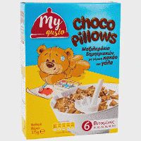 My Gusto Choco Pillows Μαξιλαράκια Δημητριακών 375gr