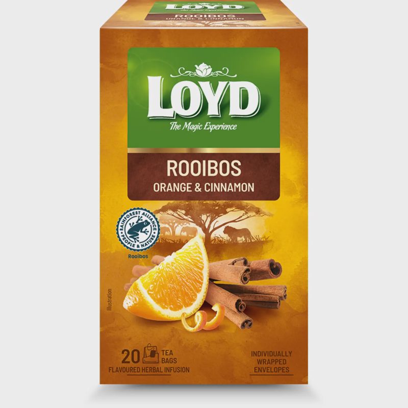 Raud. apels. ir cinam. sk. arbata LOYD, 40 g