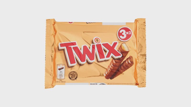 TWIX barritas de chocolate y caramelo 3 unidades envase 150 g