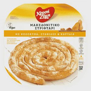 Χρυσή Ζύμη Μακεδονίτικο Στριφτάρι Κολοκύθα, Σταφίδες & Καρύδια 600gr