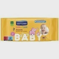 Septona Μωρομάντηλα Calm N' Care Χαμομήλι 80τεμ