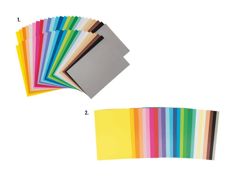 Tonzeichenpapier-/Fotokarton-Block
