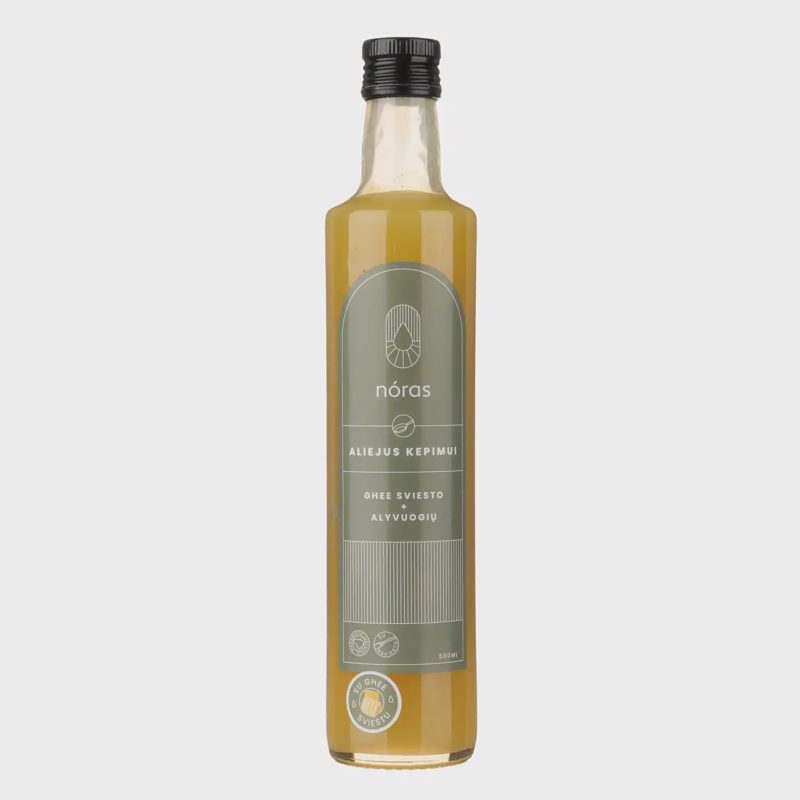 GHEE sviesto alyvuogių aliejus NORAS, 500 ml