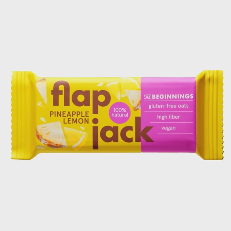 Batonėlis su ananasais FLAPJACK, 60 g