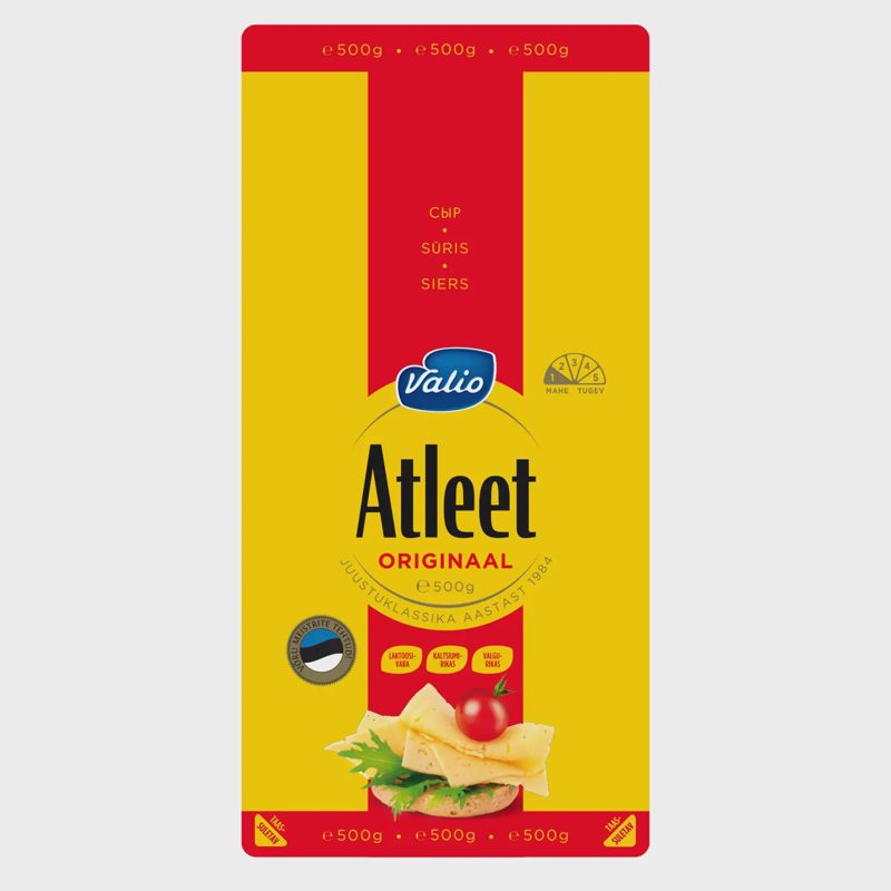 Ferment. sūris ATLEET ORIGINAAL, 26 %, 500 g