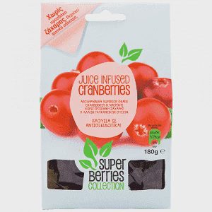 Super Berries Cranberries Χωρίς Ζάχαρη 180gr
