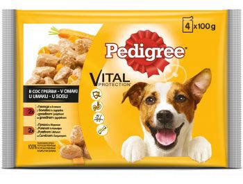 Pedigree Vital Protection hrana za pse s piletinom i povrćem 4x100 g