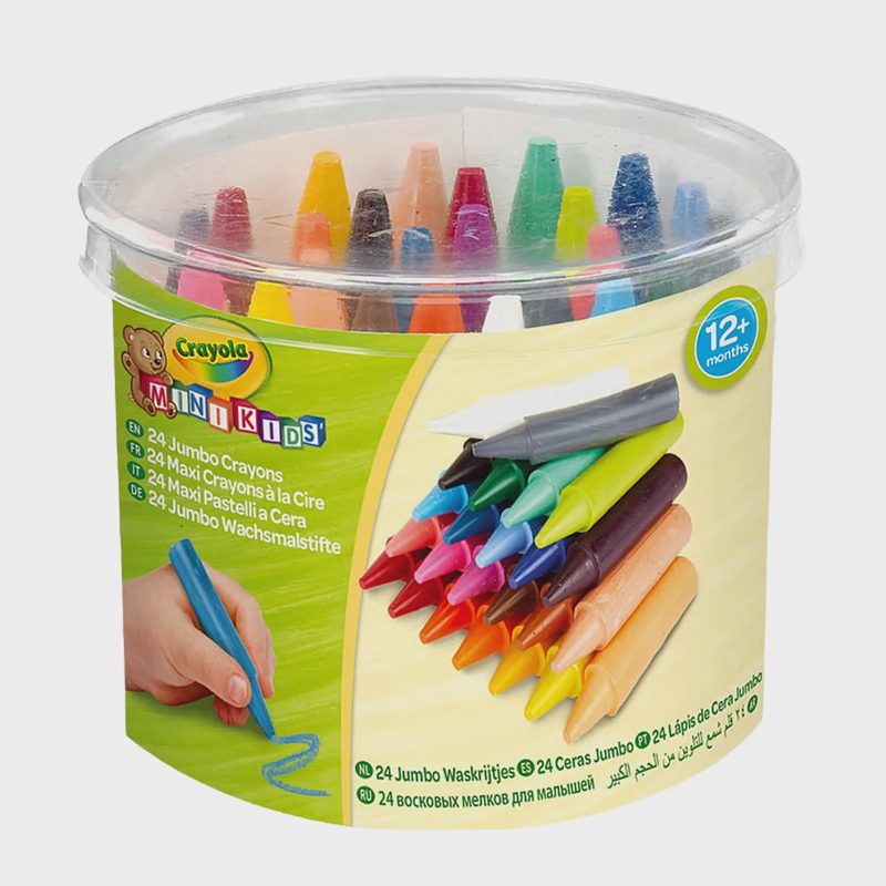 Kreidelės CRAYOLA, didelės, 24 vnt.