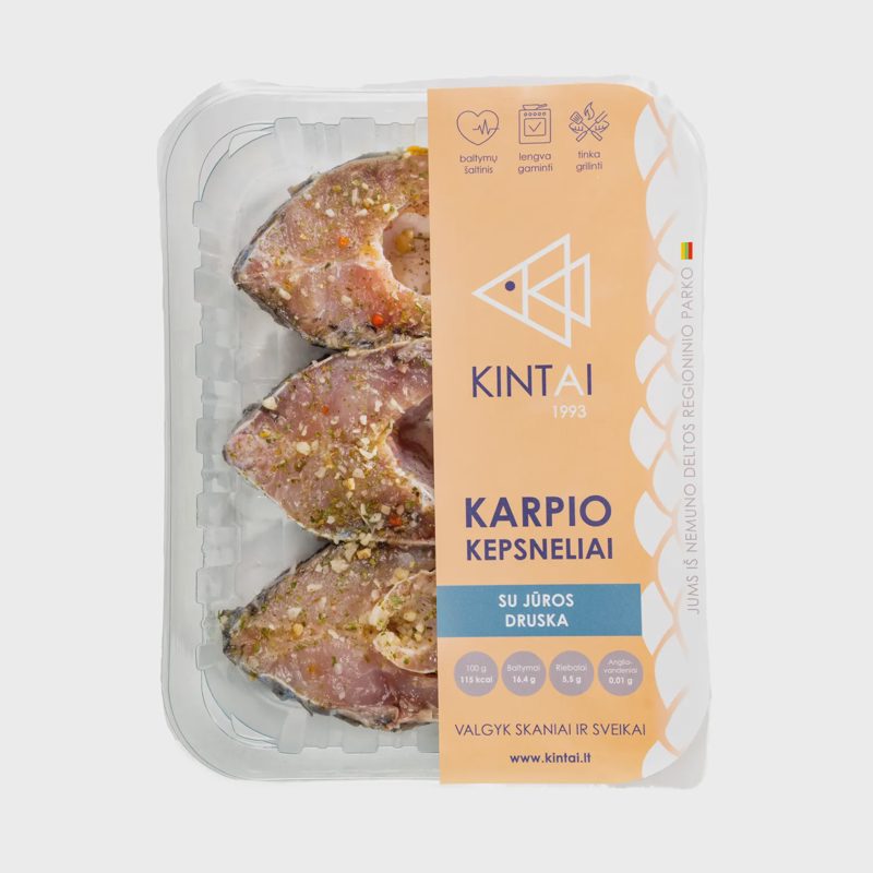 Karpio kepsneliai su dr. ir žol. KINTAI, 1 kg