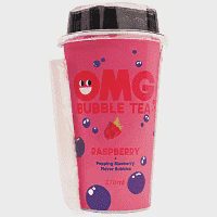 Omg Bubble Tea Rasberry 270ml