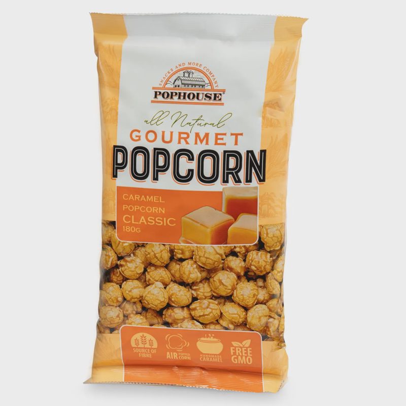 Karamel. kukurūzų spragėsiai POPHOUSE, 180 g