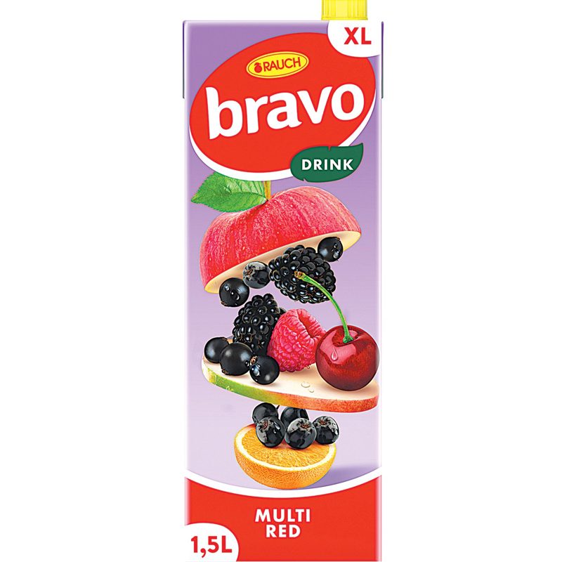 BRAVO PIROS GYÜMÖLCSITAL XL