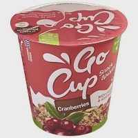 Go Cup Snack Βρώμης Cranberries 65gr