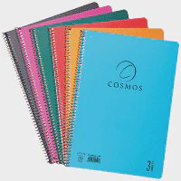 Τετράδιο Cosmos Σπιράλ Α4 3 Θέματα