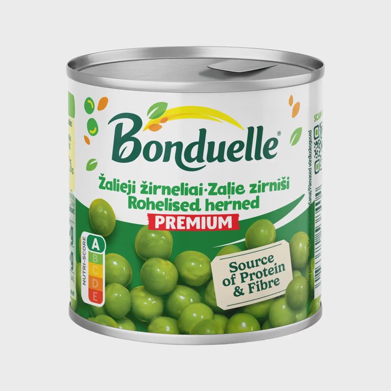 Žalieji žirneliai BONDUELLE, 200 g / 130 g
