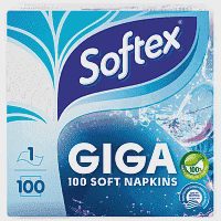Softex Giga Χαρτοπετσέτες 100 Φύλλα 0,153kg