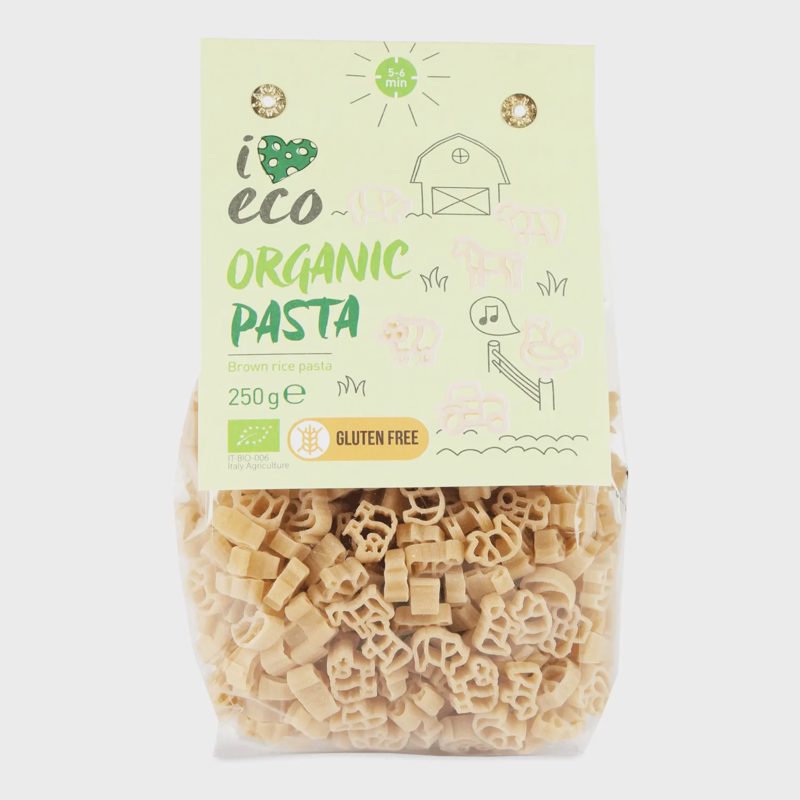 Ekol. rud. ryžių makaronai be gl. FARM, 250 g