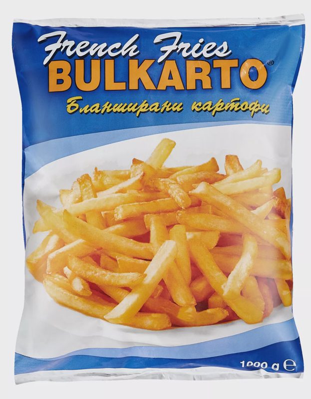 Бланширани картофи замразени
