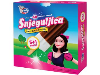 Ledo Snjeguljica sladoled vanilija 6/1