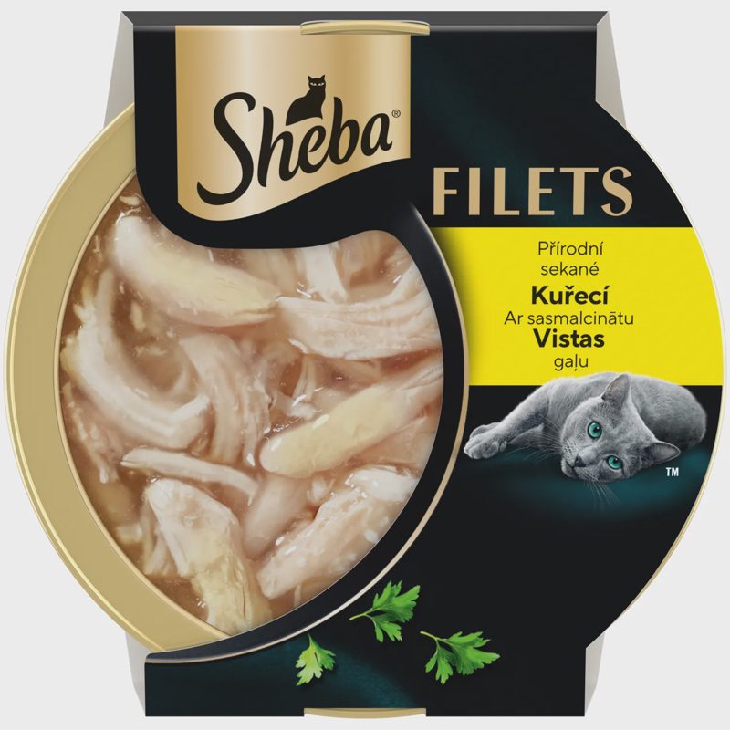 Sheba Fillets Δισκάκι Γάτας Κοτόπουλο Τόνος 60gr
