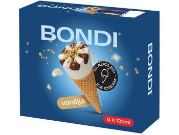 Bondi Sladoled kornet vanilija 6x120 ml