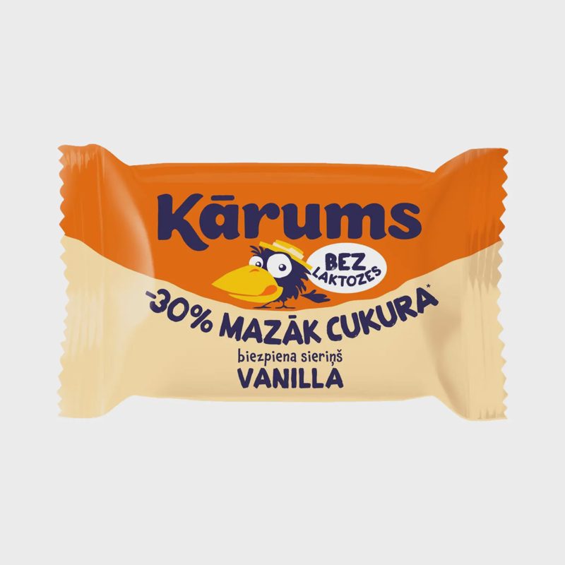 Vanilinis sūrelis KARUMS, be laktozės, 40 g