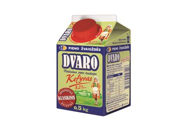 DVARO kefyras, 3,2 % rieb., 0,5 kg