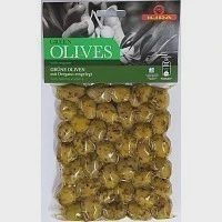 Ήλιδα Ελιές Πράσινες Με Ρίγανη Vacum 250gr