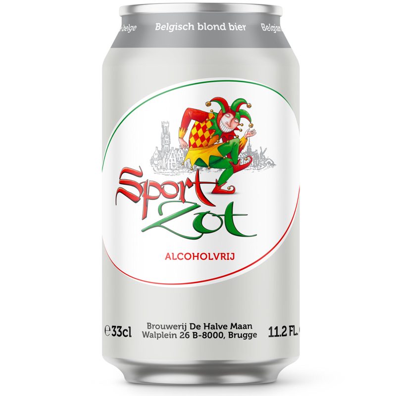 Sportzot Belgisch blond bier alcoholvrij