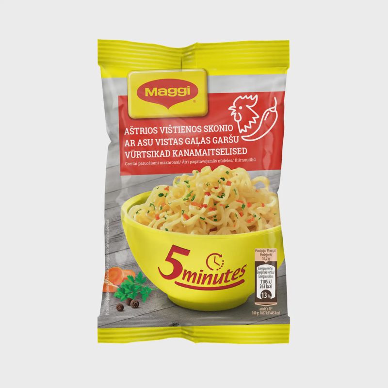 Makaronų sriuba aštr. višt. sk. MAGGI, 59,2 g