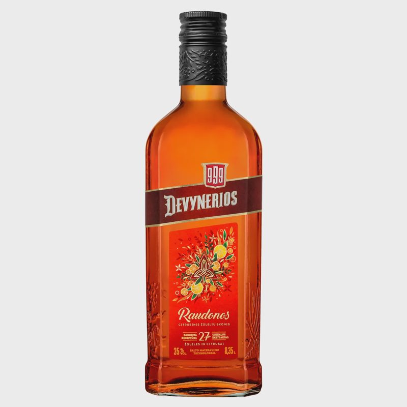 Balzamas 999 Raudonos devynerios, 35%, 0,35l
