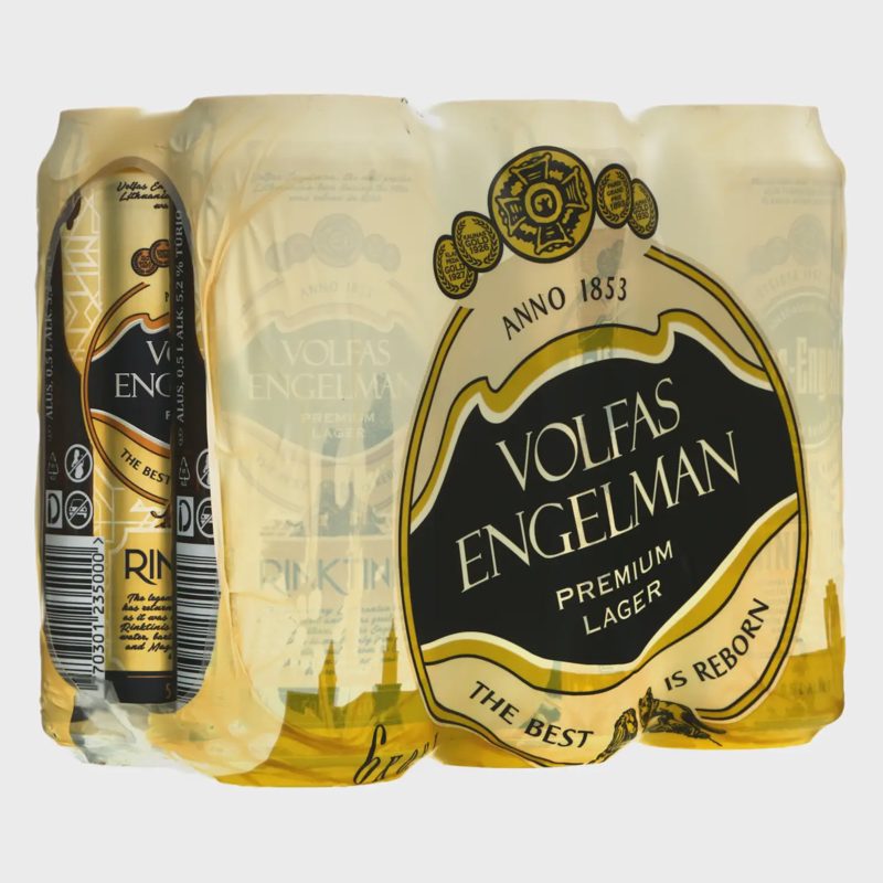 Alus VOLFAS ENGEL.RINKTINIS 5,2%,0,5l x 6vnt