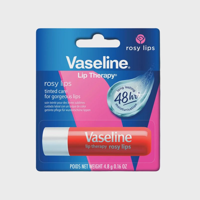 Lūpų balzamas VASELINE ROSY, 4,8 g