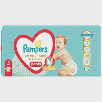 Pampers Πάνες Premium Care Pants Jumbo Pack (48τεμ) Νo3