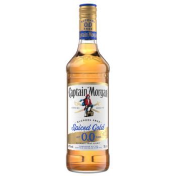 CAPTAIN MORGAN ron sin alcohol Spiced Gold 0.0% botella 70 cl