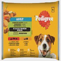 Pedigree Υγρή Τροφή Αρνάκι Γαλοπούλα Κοτόπουλο για Σκύλους 4x100gr