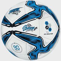 Tiger Μπάλα Δερμάτινη Soccer Training Blue S.5