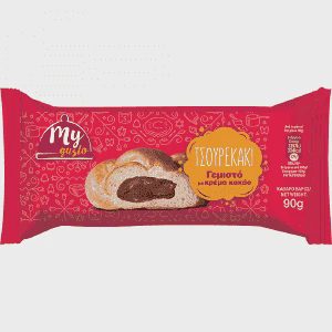 My Gusto Τσουρεκάκι Γεμιστό Κρέμα Κακάο 90gr