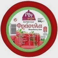 My Gusto Μαρμελάδα Φράουλα Πλαστικό Δοχείο 500gr