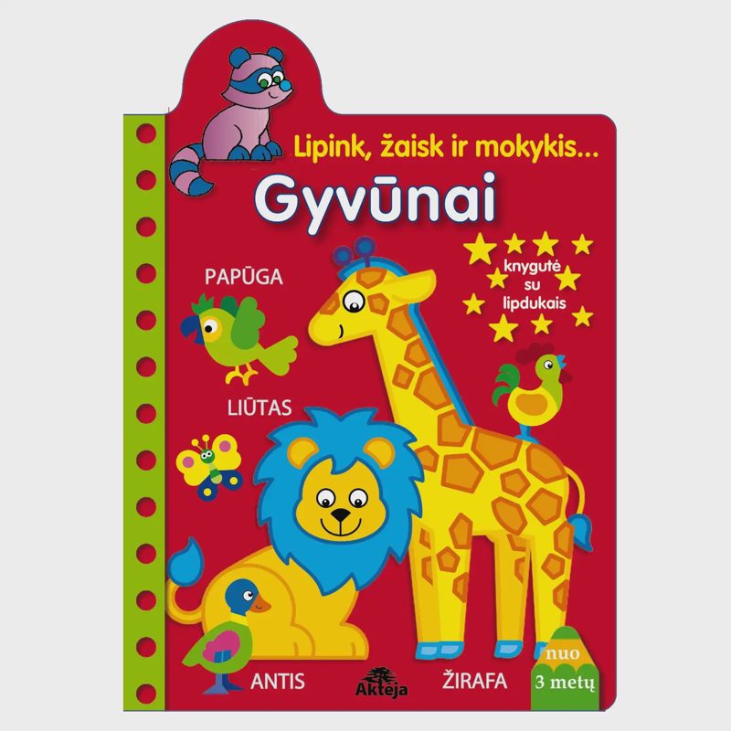 Spalv. kn. GYVŪNAI. UŽDUOTĖLIŲ KNYGELĖ