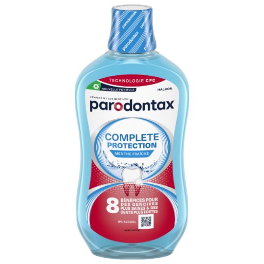 Bain de Bouche Complète Protection Menthe Fraîche 0% Alcool PARODONTAX