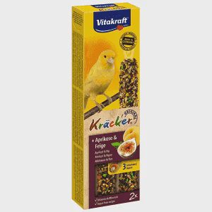 Vitakraft Kracker Duo Με Βερίκοκο-Σύκο Για Καναρίνια 2τεμ