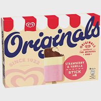 Algida Originals Strawberry & Vanilla 4τεμ 196gr 320ml