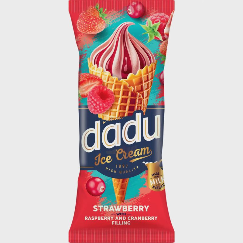 Brašk. ledai DADU, su av. įd. 95 g / 150 ml