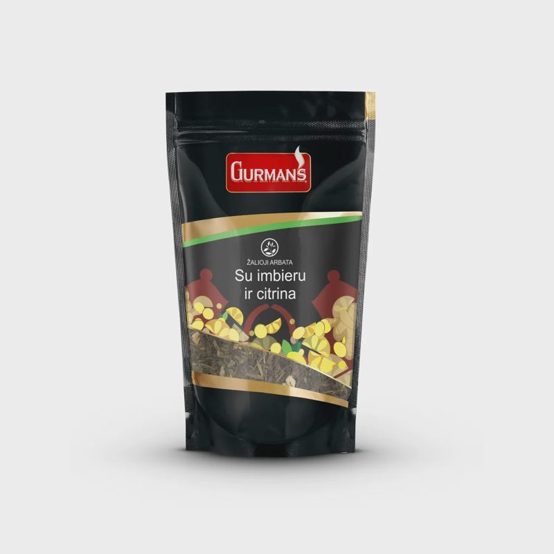 Žal. arbata su imbieru, citr., GURMAN'S, 90 g
