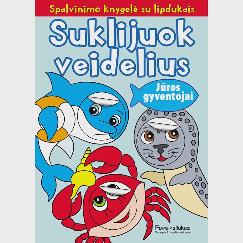 Spalv. knyga SUJUNK VEIDEL. JŪROS GYVENT.