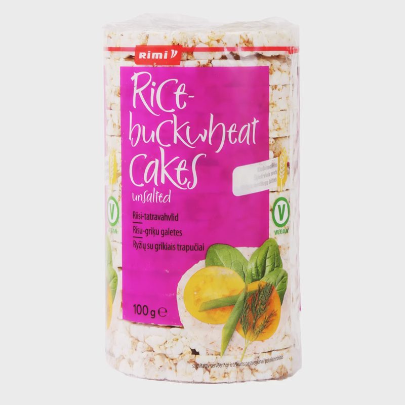 Ryžių su grikiais trapučiai RIMI, 100 g