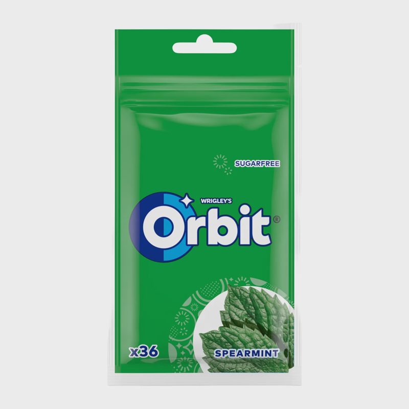 Kramtomoji guma ORBIT SPEARMINT, 50 g