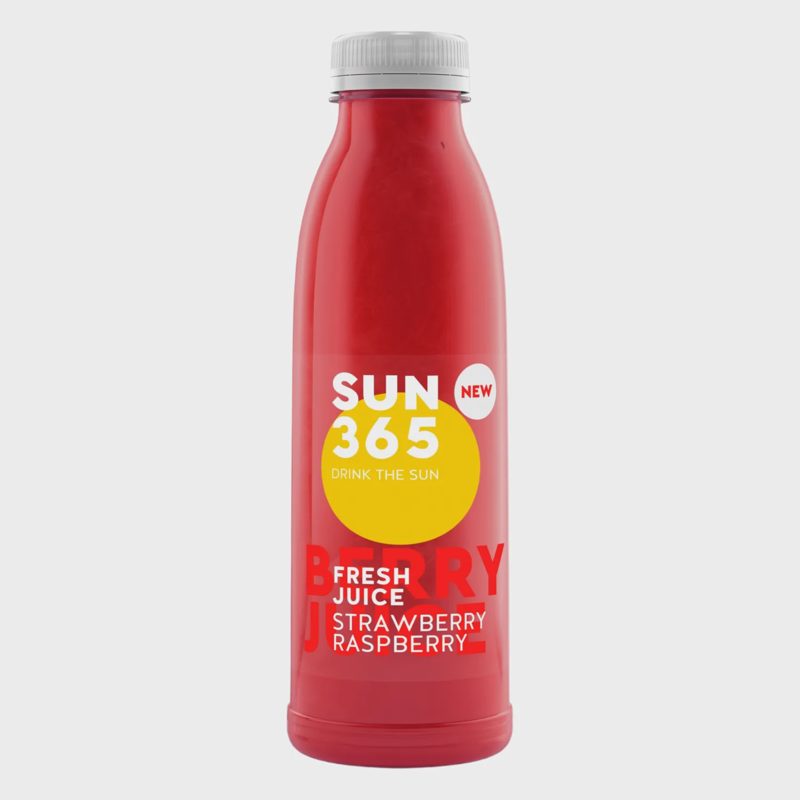 Obuol., brašk., aviečių sultys SUN365, 500 ml