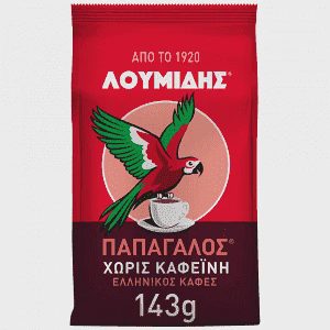 ΛΟΥΜΙΔΗΣ ΠΑΠΑΓΑΛΟΣ Καφές Ελληνικός Decaf 143gr